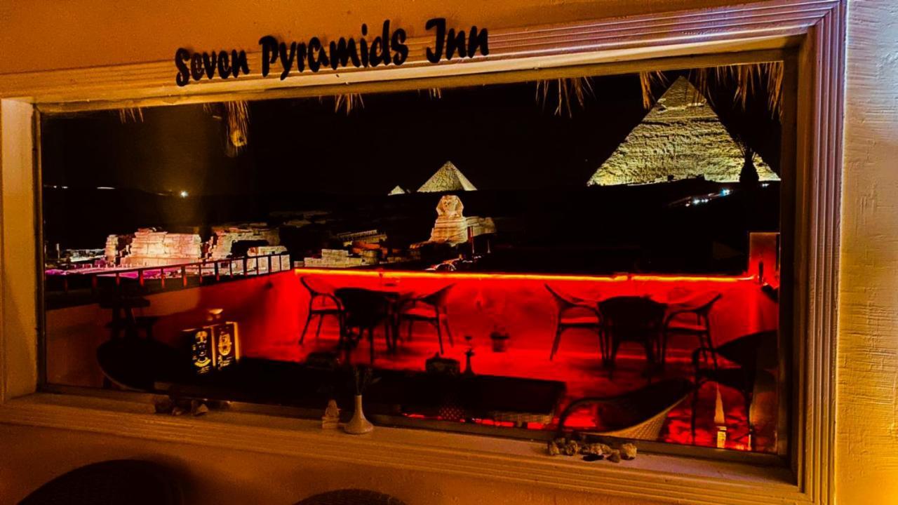 Seven Pyramids Panoramic View Inn Kafret el-Gabal Zewnętrze zdjęcie